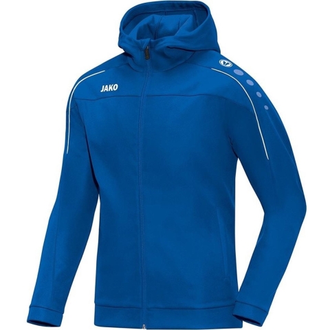 JAKO 6850D Jas Met Kap Classico Dames - Royal - 48