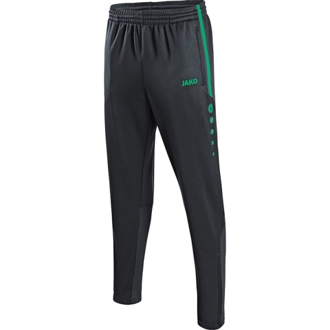 JAKO 8495 Trainingsbroek Active - Antraciet/Turkoois - L