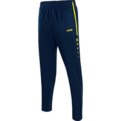 JAKO 8495 Trainingsbroek Active - Marine/Fluogeel - XL