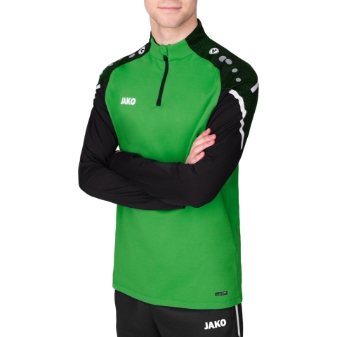 JAKO 8622 Ziptop Performance - Zachtgroen/Zwart - XXL