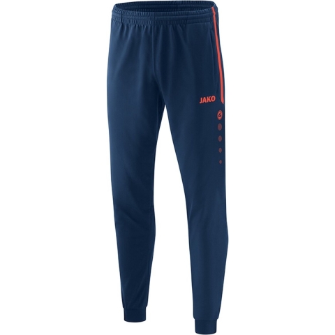 JAKO 9218 Polyesterbroek Competition 2.0 - Navy/Flame - 3XL