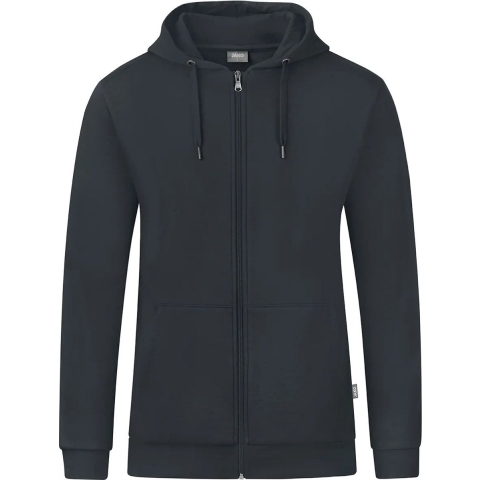 JAKO C6820 Jas Met Kap Organic - Antraciet - M