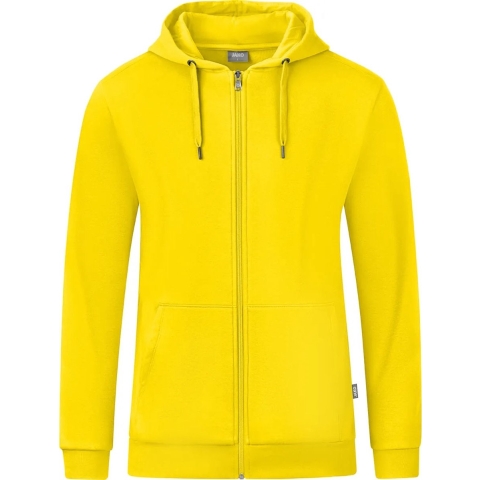 JAKO C6820D Jas Met Kap Organic Dames - Citroen - 46