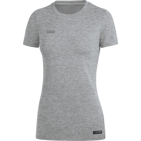 JAKO 6129D T-Shirt Premium Basics Dames - Lichtgrijs Gemeleerd - 36