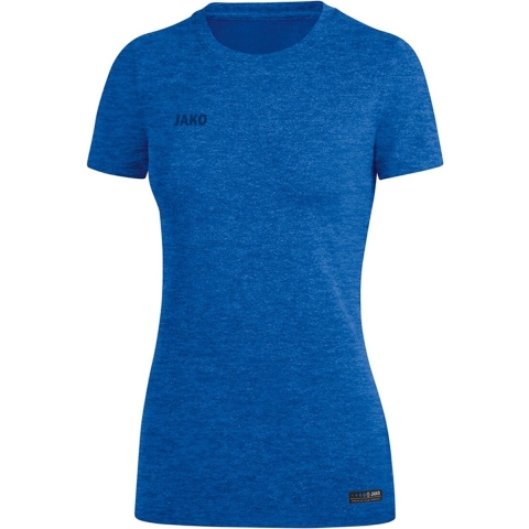JAKO 6129D T-Shirt Premium Basics Dames - Royal Gemeleerd - 38