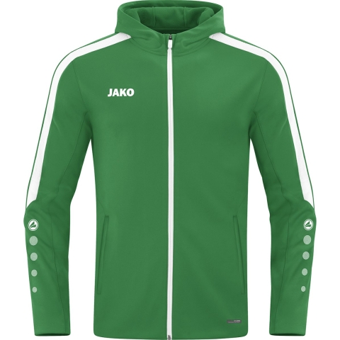 JAKO 6823 Jas Met Kap Power - Sportgroen - 3XL