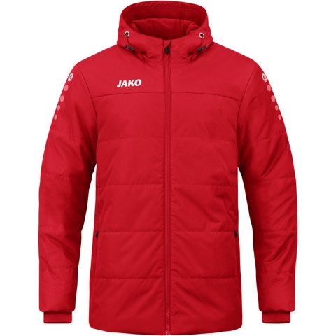 JAKO 7103K Coachvest Team Met Kap Kids - Rood - 140
