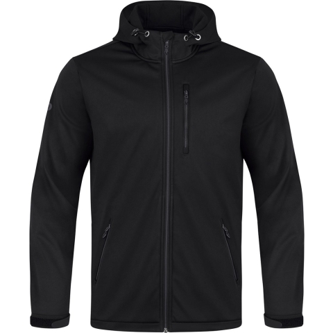 JAKO 7607 Softshelljas Premium - Zwart - 3XL