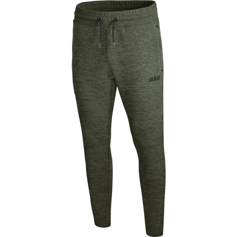 JAKO 8429D Joggingbroek Premium Basics Dames - Kaki Gemeleerd - 42