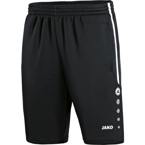 JAKO 8595 Trainingsshort Active - Zwart/Wit - XXL
