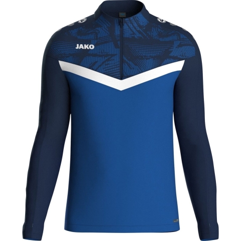JAKO 8624 Ziptop Iconic - Royal/Marine - L