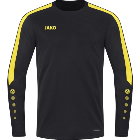 JAKO 8823 Sweater Power - Zwart/Citroen - S