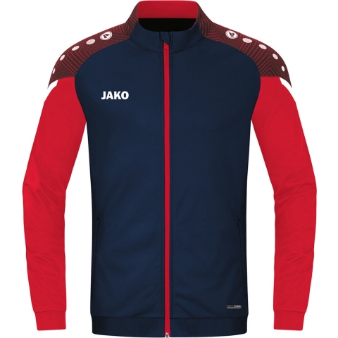 JAKO 9322K Polyestervest Performance Kids - Marine/Rood - 128