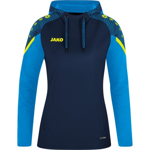 JAKO 6722D Sweater Met Kap Performance Dames - Marine/Jako Blauw - 38