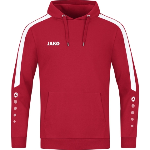 JAKO 6723K Sweater Met Kap Power Kids - Rood - 128