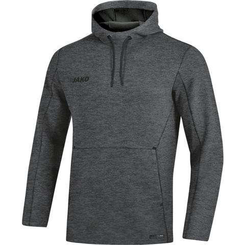 JAKO 6729 Sweater Met Kap Premium Basics - Antraciet Gemeleerd - 4XL