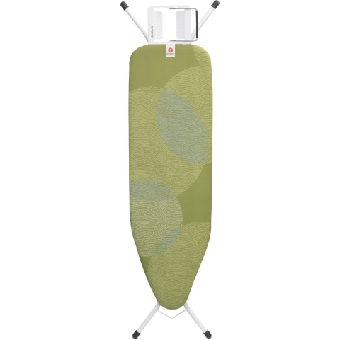Brabantia Strijkplank B - met Strijkijzerhouder - 124 x 38 cm - Calm Rustle