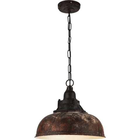 EGLO Vintage Grantham 1 - Hanglamp - 1 Lichts - Antiek Bruin, Beige