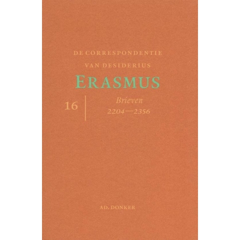 De correspondentie van Desiderius Erasmus (Hardback)