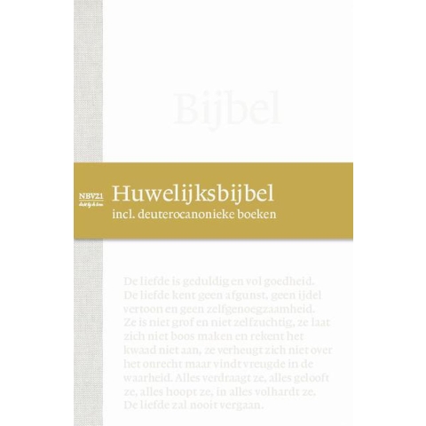 Bijbel NBV21 Huwelijksbijbel met DC (Hardback)