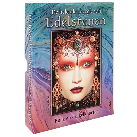 De helende energie van edelstenen-Boek en orakelkaarten (Paperback)