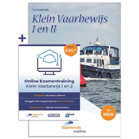Vaarbewijs Academy Cursusboek Klein Vaarbewijs I en II + Online Examentraining (Paperback)