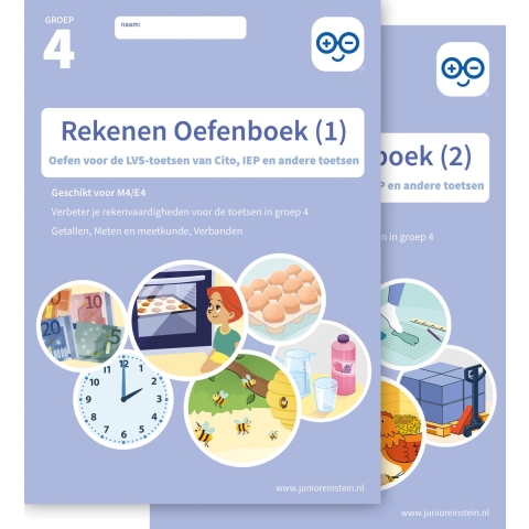 Rekenen Oefenboek Set deel 1 en 2 groep 4 (Paperback)