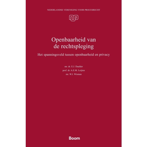 Openbaarheid van de rechtspleging (Paperback)