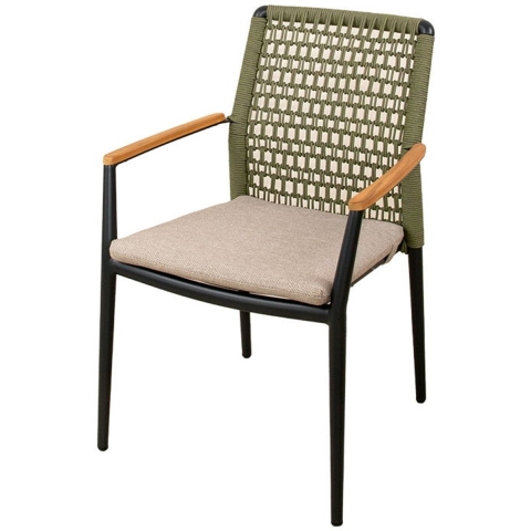 Masonville dining stoel midnight grey forest green - Oosterik home