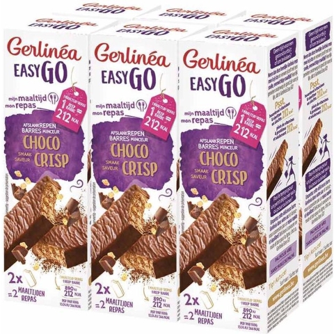 6x Gerlinea Repen Choco Crisp 2 x 58 gr