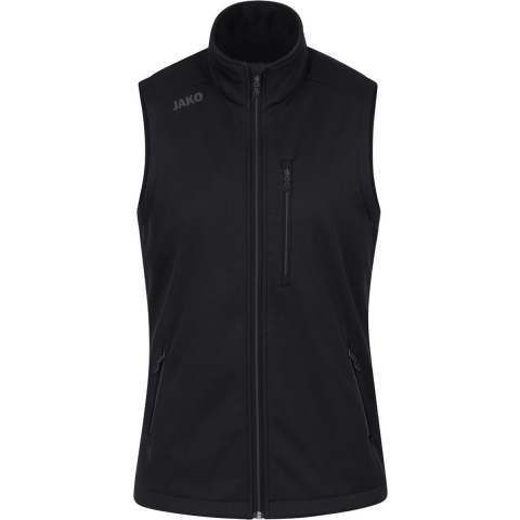 JAKO 7007D Softshelljas Premium Dames - Zwart - 34