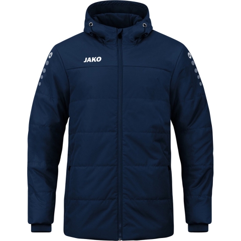 JAKO 7103 Coachvest Team Met Kap - Marine - S