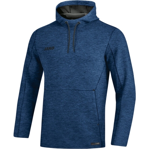 JAKO 6729 Sweater Met Kap Premium Basics - Marine Gemeleerd - L