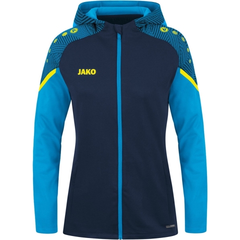 JAKO 6822D Jas Met Kap Performance Dames - Marine/Jako Blauw - 44