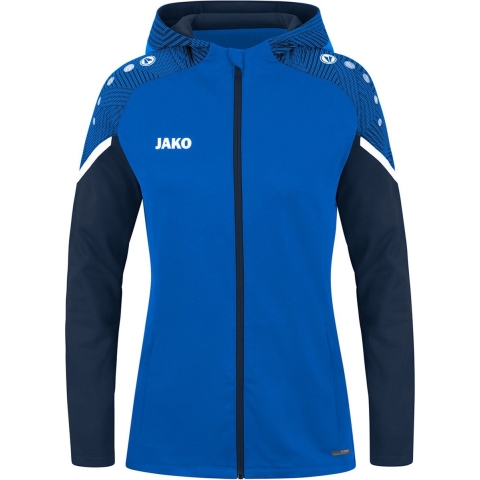JAKO 6822D Jas Met Kap Performance Dames - Royal/Marine - 36