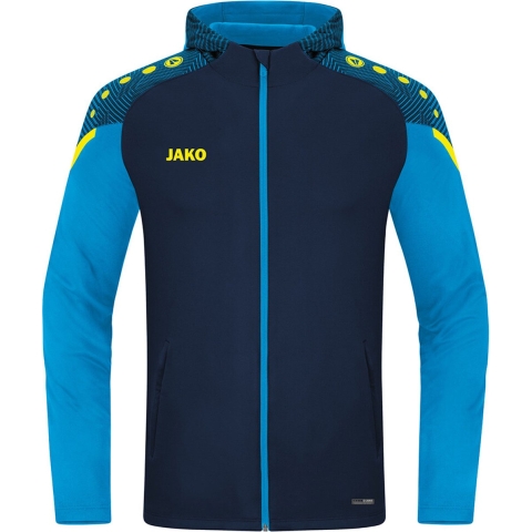 JAKO 6822K Jas Met Kap Performance Kids - Marine/Jako Blauw - 140