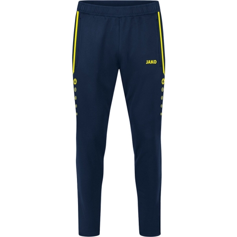 JAKO 8489D Trainingsbroek Allround Dames - Marine/Fluogeel - 42