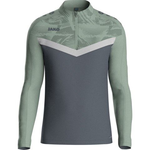 JAKO 8624 Ziptop Iconic - Anthra Light/Mintgroen/Zachtgrijs - XXL