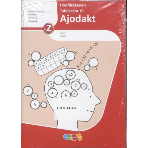 Ajodakt Hoofdrekenen Tafels 1 t/m 10 5 ex (Paperback)