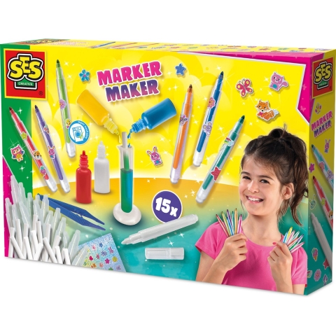 SES Creative Creatieve Speelset - Lav Uw eigen Kleurenmarkers -  - SES Creative - OneSize - Marker