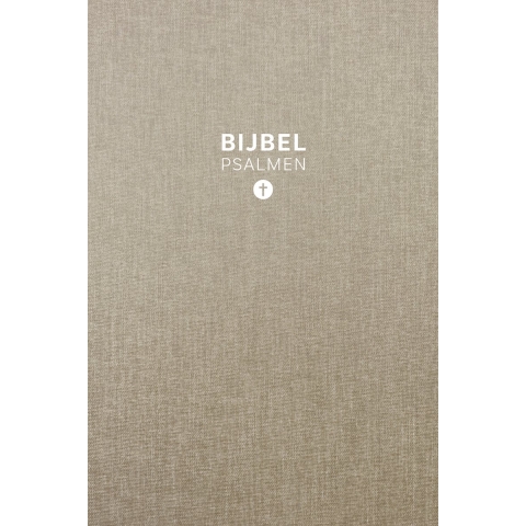 HSV Bijbel met Psalmen 10x15 linnen taupe (Hardback)