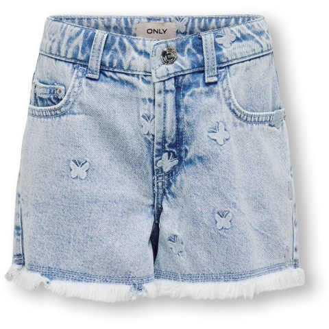 Kids Only Shorts - KogRobyn - Light Blue Denim/Vlinderdas - Kids Only - 13 jaar (158) - Shorts