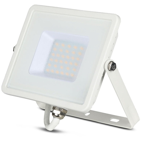 V-TAC VT-30-W Witte LED Schijnwerpers - Samsung - IP65 - 30W - 2400 Lumen - 4000K - 5 Jaar