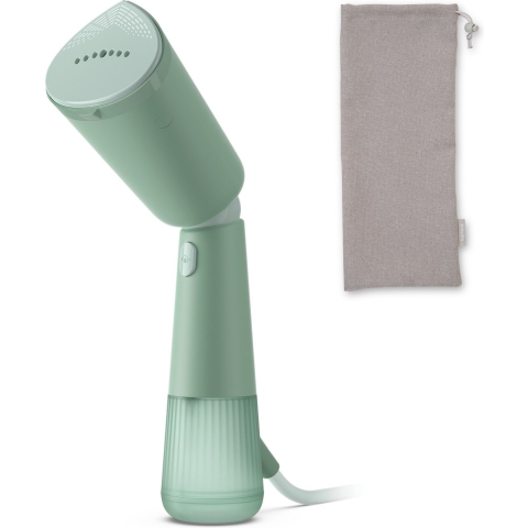 Handstomer - PHILIPS - STH5010/70 - 1300 W - Verticaal stomen - Continue stoomstroom - Snoer: 2,5 m - Groen