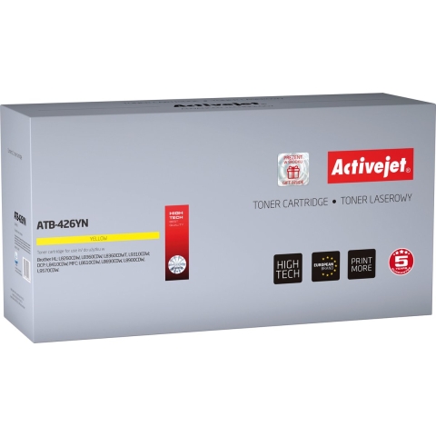 ActiveJet ATC-054BNX tonercartridge voor Canon-printers; Canon 054BK XL Vervanging; Opperste; 3100 pagina's; zwart.