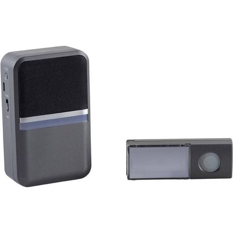 Heidemann 70847 Complete set voor Draadloze deurbel Met USB-aansluiting, Zelf bespeelbaar