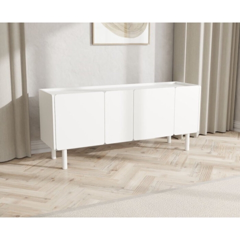 Giga Living - Dressoir Wit Metaal - 160x45x70cm - Bera