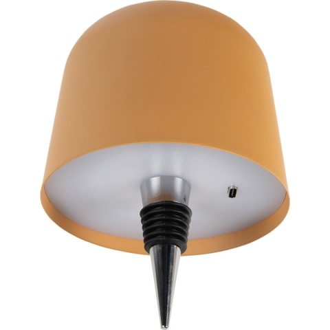 Leitmotiv - Bottle Lamp Cone Hat LED - Okergeel
