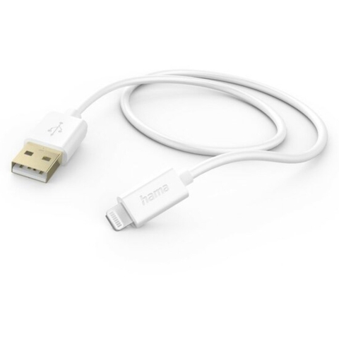 Hama Oplaadkabel USB-A - Lightning 1,5 M Wit