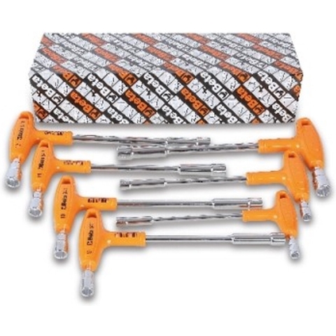 Beta T dopsleutels met zes en twaalfkant aansluiting, met krachthandgreep 941/S7 - 009410170